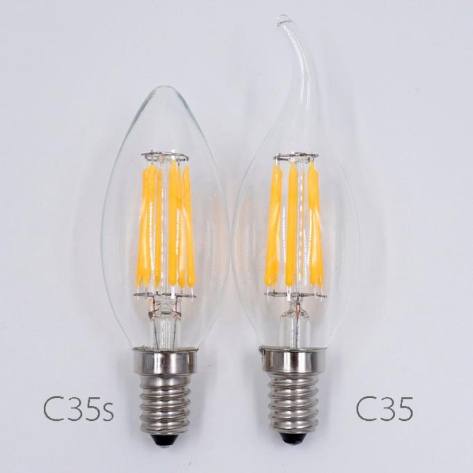 50mm Length Filament Led Light Emitting Diode 2000K 2700K With High CRI