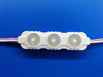 Aluminum Injection LED PCB Module / 2835 3 LED Module With Lens 160 Degree