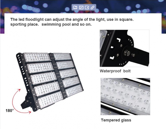 Programmable 200W color changing flood lights For Amusement Park