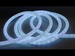 Rgb Smart Diameter 20mm Waterproof  Woven Neon Led Strip Lights For Decoration