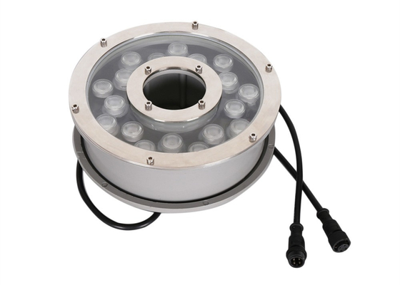DMX512 Control RGB LED Fountain Light 18W IP68 LED Swimming Pool Light