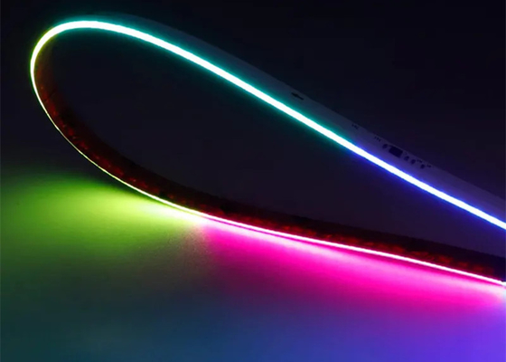 Side Emitting COB Rope 630LED per meter RGB 8mm Flexible Rgb Free Dot Led Light