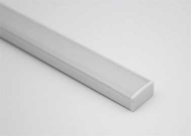 17*07mm LED Aluminum Profile Lighting Diffuser For Flexible High Power LED Bars