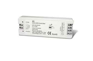Constant Voltage Programmable LED Light Controller 3 Channels With High Efficiency