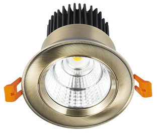 Chrome Cree COB LED Ceiling Downlights Dimmable 80 LM / Watt With CE Certification