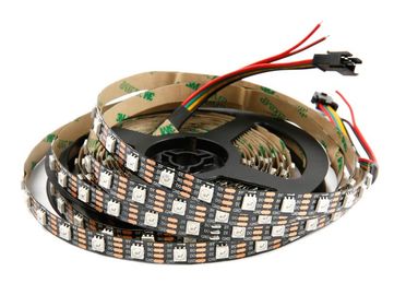 5050 Smd Flexible LED Strip Lights , WS2813 IC Programmable LED Rope Lights 