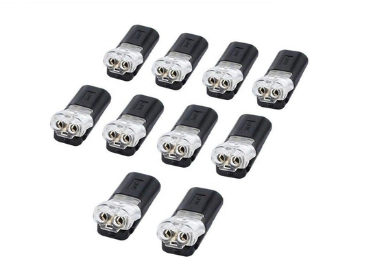 LED Stripping-Free Terminal Blocks Quick Wiring Butt Joints and Solder-Free D2 Butt Terminals Connectors