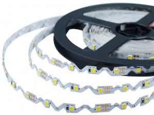 12V/24V SMD2835 Flexible Adhesive Led Strip Lights 360 Degree Bendable For LED Signages