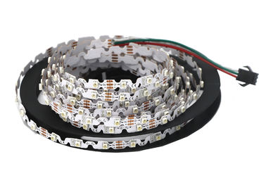 S Shape 6mm Width Flexible LED Strip Lights SMD 3528 Built In IC P923F WS2811 RGB