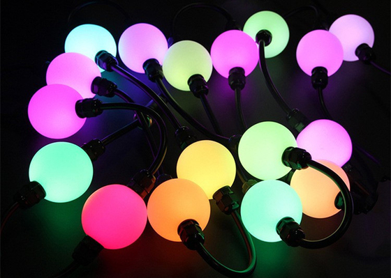 35MM DC12V LED Pixel Ball SPI Control SMD5050 DMX RGB Sphere LED Ball Light