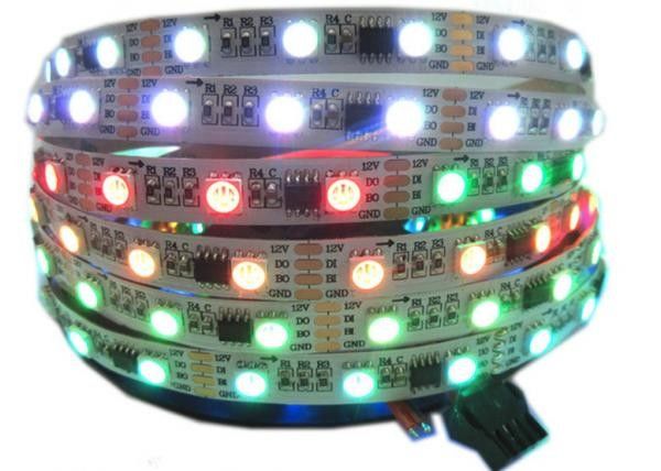 Programmable Magic RGB Digital LED Strip Lights Full Color Chasing Rope ...