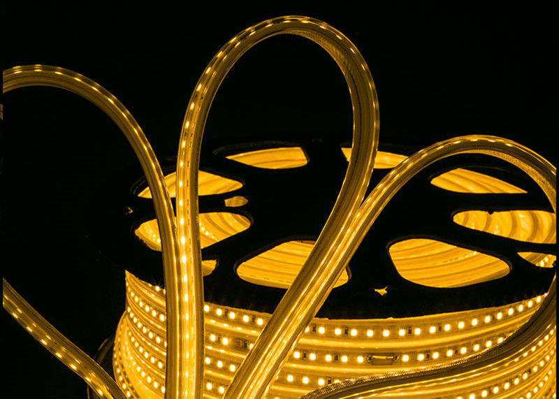 220V Super Slim 2835 High Power Led Strip Lights 6W Per Meter IP65 Easy