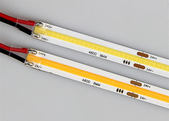 12V / 24V COB LED Rope High CRI 90 480LEDs/M COB LED Strip Light