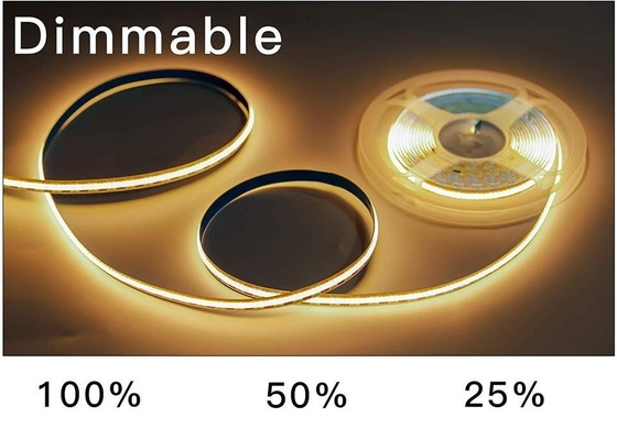 DC12V LED Tape Ribbon Light 400 LEDs 8mm 10mm Cut IP20 Dotless Flexible COB LED Strip