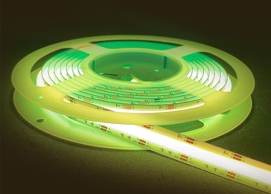 COB RGB 1056LEDs/M Linear Dimmable LED Strip 18W DC24V RA90 For Indoor Decoration