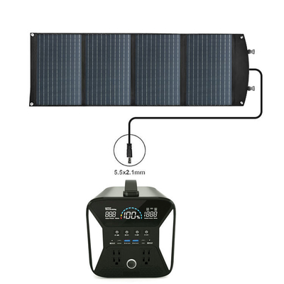 Waterproof Solar Energy System Charging Small Pack 100w 200W Flexible Folded Emergency Solar Panel Kit