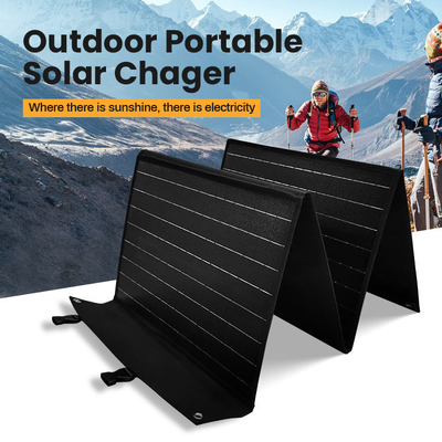 100w 200W Flexible Folded Emergency Solar Panel Kit For Portable Power Station