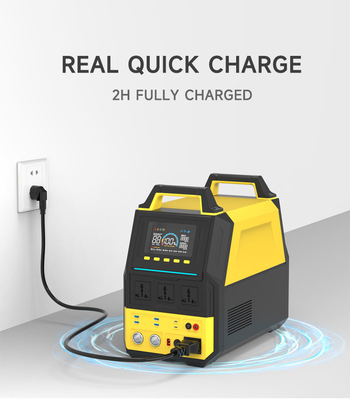 Lifepo4 Portable Solar Power Station 2000w High Capacity For Camping