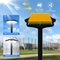 ABS 60w LED Solar Garden Light IP67 For Outdoor Road Street Pathway Home Yard