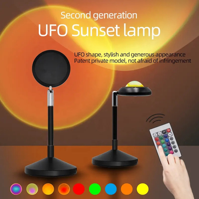 Remote Control Modern Photography Color Change Sunset Light USB Rainbow Projector Lamps