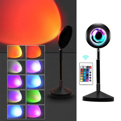 Remote Control Modern Photography Color Change Sunset Light USB Rainbow Projector Lamps