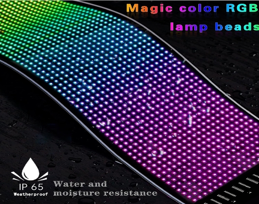 App Control LED Sign Board 20*64 Flexible USB Programmable Custom Scrolling Message Car Signs Digital Display