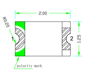 0805 Series / B170 Series  Single  Color  Led Light Emitting Diode With Small Package