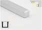 Anti Corrosion LED Extrusion Profiles Aluminium With High Light Transmittance 7.6*9mm