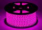 Dimmable High Voltage LED Strip Light Warm White 60 Leds Per Meter Waterproof 5050