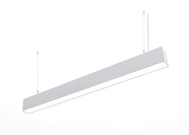 2700k - 6000k Suspended Linear LED Light Fixture Warm White / White For Office