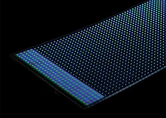 P8 Flexible Crystal Core Film Screen Indoor Glass Window Curtain Advertising Film Digital Transparent Display