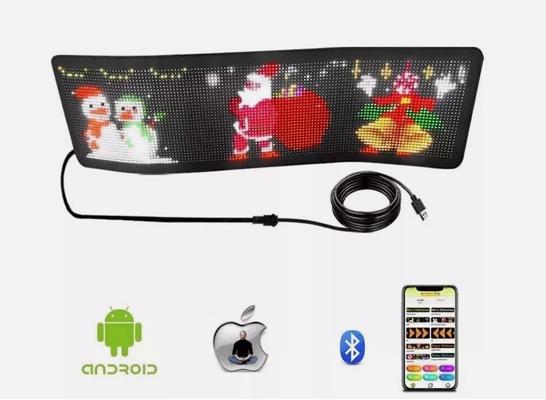 DIY LED Sign Matrix Panel Screen APP Control For Shop Billboard Bar Car NEW Size 1696 Plus