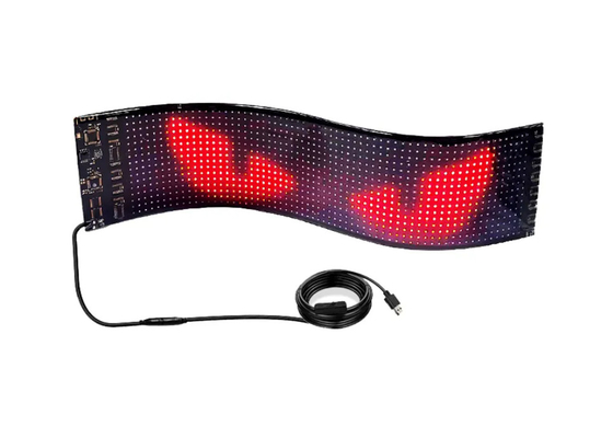 Truck Devil Eye LED Screen Car Light Truck Dynamic LED Light Smart Car Sticker Programmable LED Panel For Truck Windshield