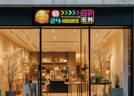 32*128  Led Advertising Signs Board  Animation LED Panel With App Remote Control
