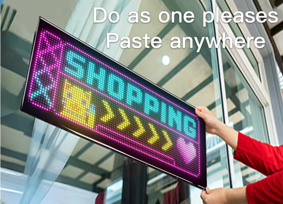 32*192 Double Row Programmable Led Display Trucks Interactive Animation Flexible Screen Front Rear Window