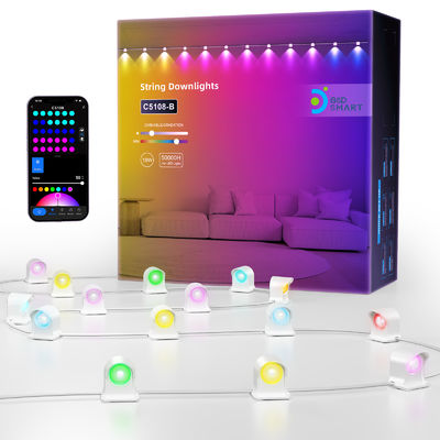 Addressable RGB IP68 Waterproof LED Eave Lights For Christmas Decoration