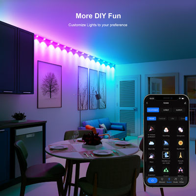 Addressable RGB IP68 Waterproof LED Eave Lights For Christmas Decoration