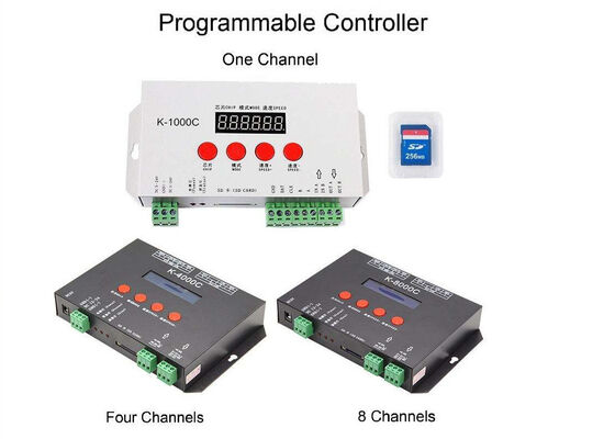 K-8000C Programmable Magic Color Controller Full Color Control Via DMX/SPI With Built-In Coding Function For Light Control