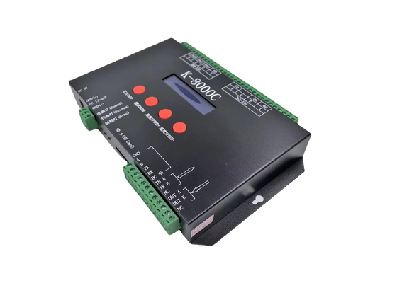 K-8000C Programmable Magic Color Controller Full Color Control Via DMX/SPI With Built-In Coding Function For Light Control