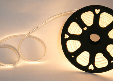 220V Super Slim 2835 High Power Led Strip Lights 6W Per Meter IP65 Easy Installation