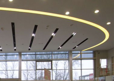 Indoor LED Aluminum Profile PMMA/PC Diffuser Material 100-2500mm Bar Length