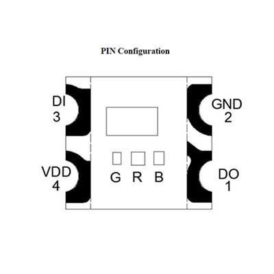 WS2812C Intelligent Control LED Integrated Light Source with 180 Degree Viewing Angle