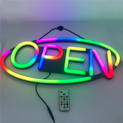 Waterproof LED Neon Flex Light Magic Color Shop Bar Open Sign