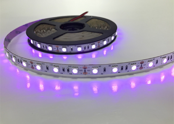 16.4ft 5m 12v Dc 395nm Smd 5050 Black Light Uv Ultraviolet Led Strip Uv Blacklight Led Rope