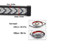Red LED Flowing Yellow Turn Signal Lamp 100cm 150cm LED Brake Light Strip With Reverse