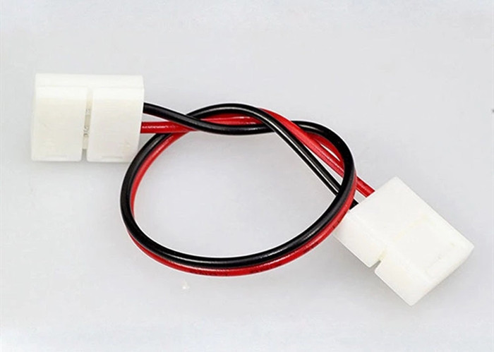 No Welding Solderless Clip On 2 Pin LED Illumination Lights Connector ...