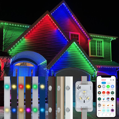 Smart Control LED Outdoor Eaves Light 30W WiFi APP RGB IP65 Waterproof for Villa Garden
